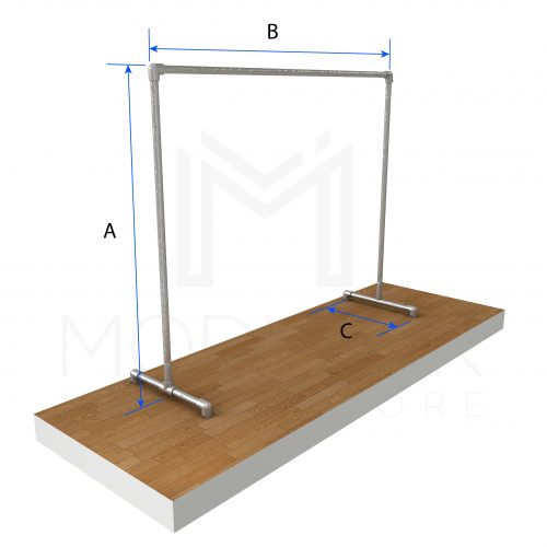 Free Standing Single CR Dimensions